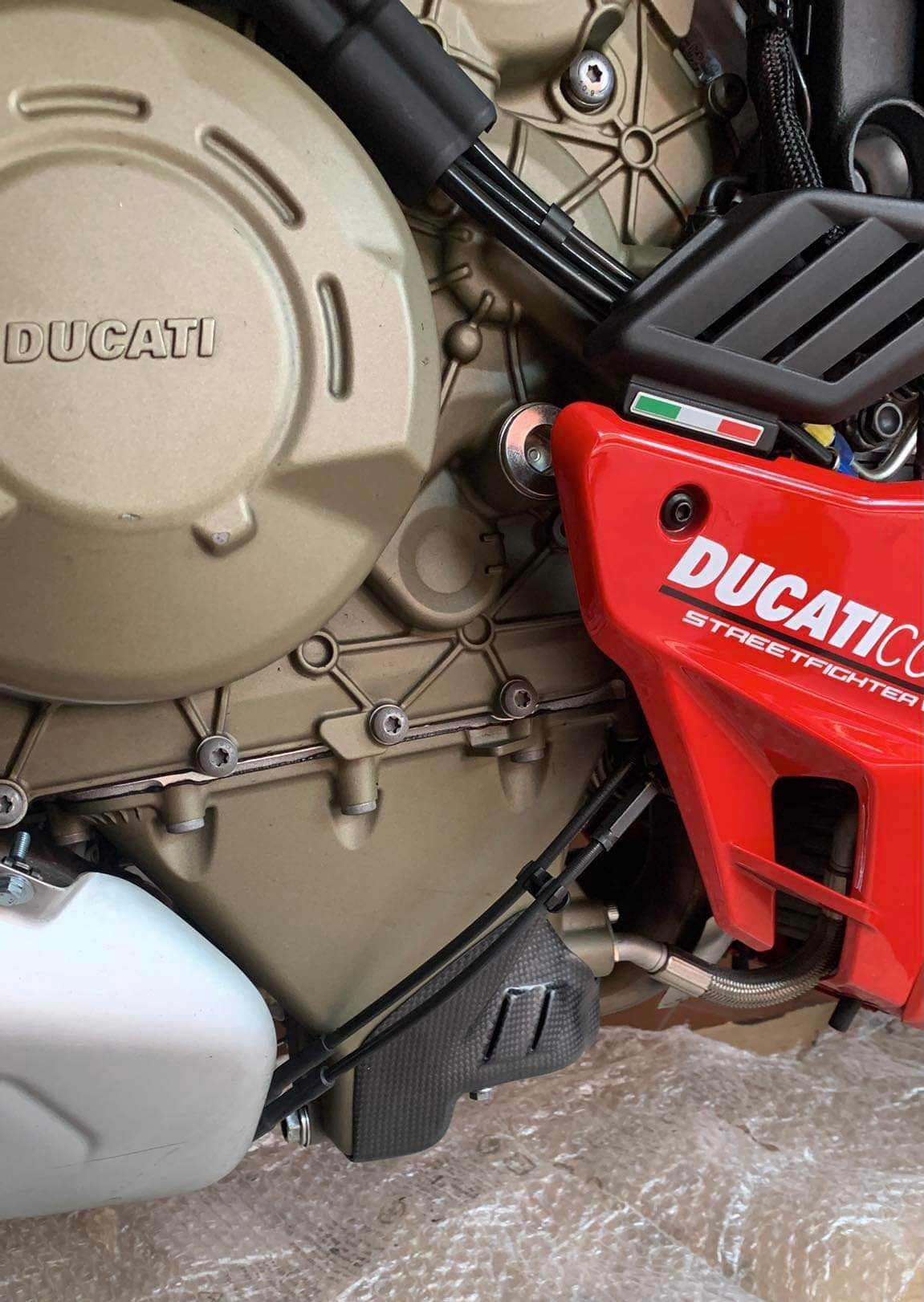 Protège-réservoir Adhésif 3D Résine Pour Ducati Panigale V2 - Protection Anti-rayures Réservoir Essence